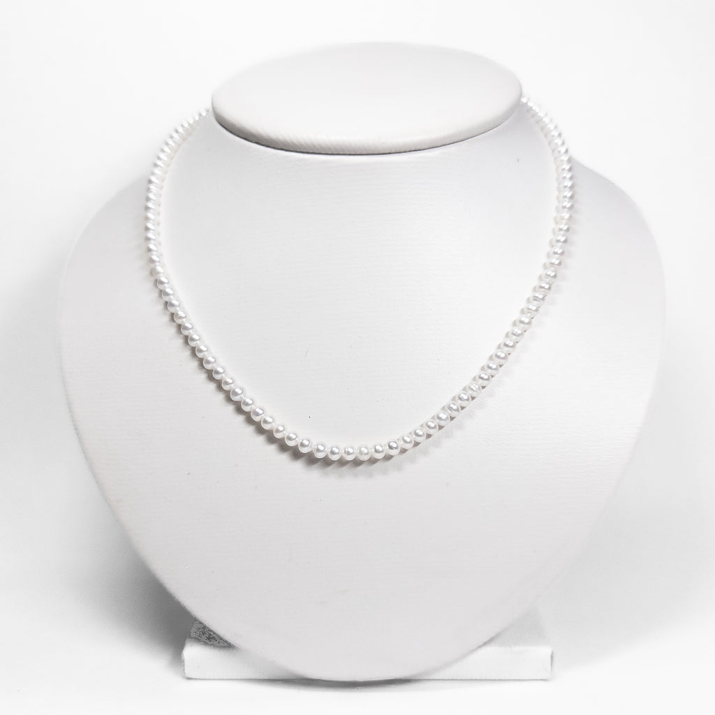 Collar Clásico de Perlas Naturales Mini (41 cm)