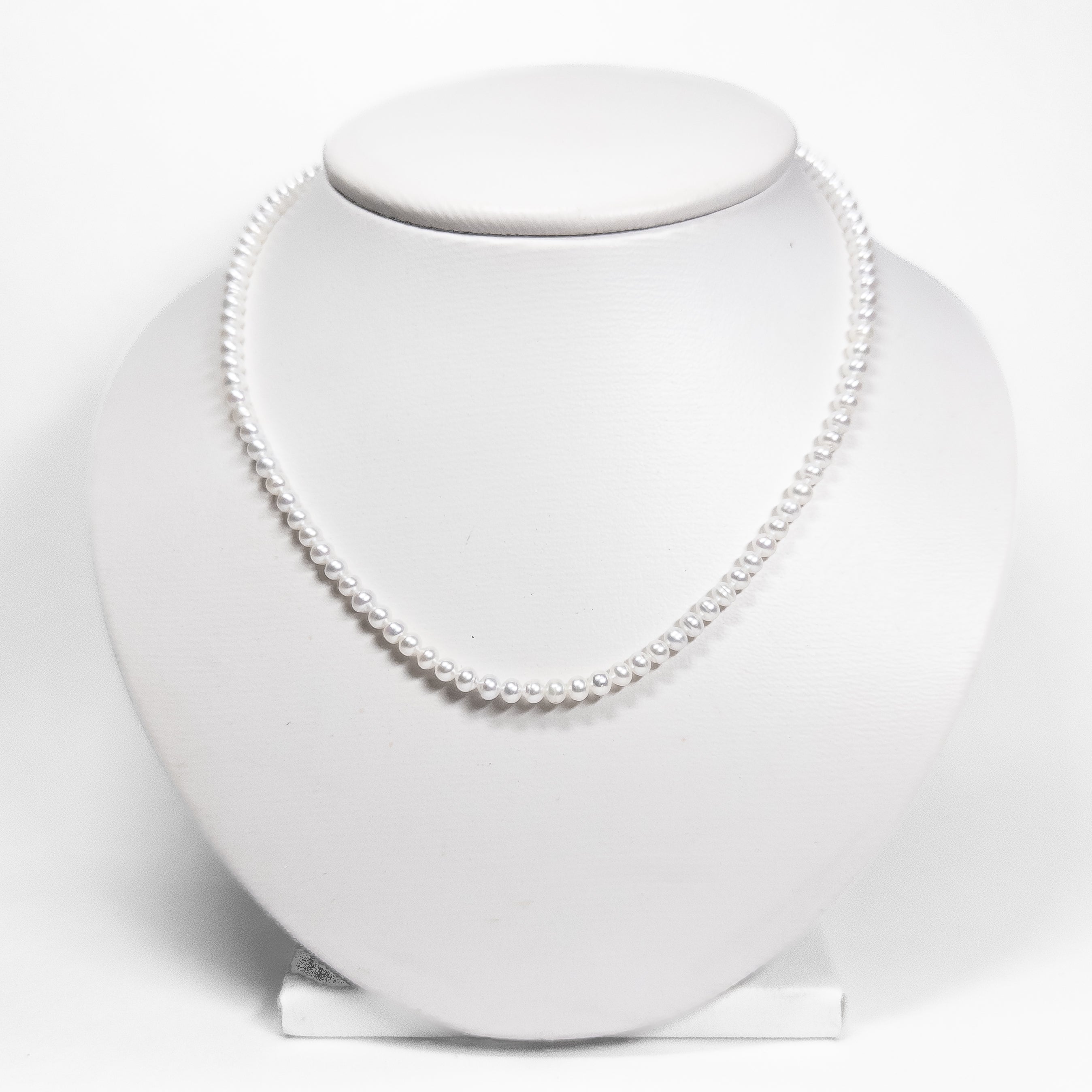 Collar Clásico de Perlas Naturales Mini (41 cm)